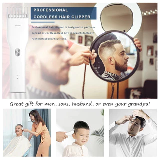 Enchen Electric Hair Trimmer Clipper USB Fast Charging ปัตตาเลี่ยนตัดผมไร้สาย แบตเตอเลี่ยนตัดผม