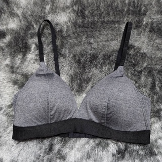 ✨NEW✨ ชุดชั้นใน Bra บรา สีเทา Brand ELLE C75