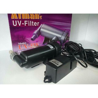 หลอด UV ฆ่าเชื้อโรคในน้ำ ยี่ห้อ ATMAN รุ่น UV Lamp 5 W.