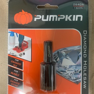 ดอกโฮลซอเพชร เจาะแกรนนิตโต้ Pumpkin 26406 16mm