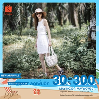 (ใส่โค้ด MAYINC30 ลดเลย30%) AFRICAN ROPE BUCKET BAG