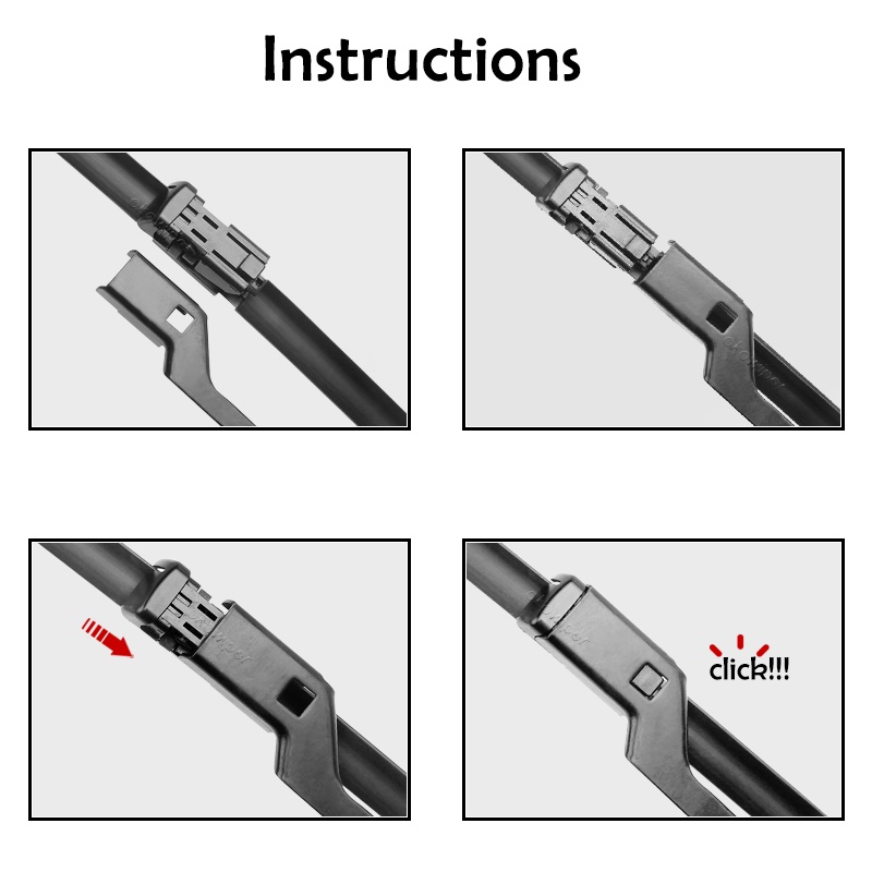 Okowiper RHD amp LHD Front Wiper Blades For Peugeot 308 CC 2007 - 2013 ...