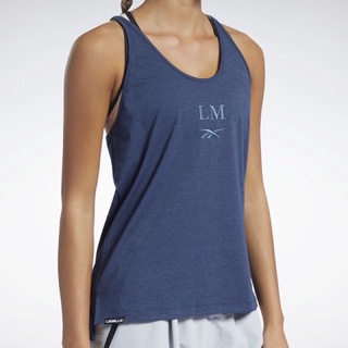 LES MILLS MIND BODY TANK สี VECTOR NAVY MEL (เสื้อออกกำลังกายผู้หญิง Size M)