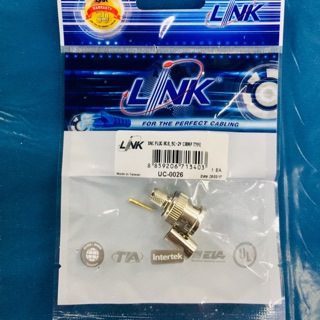 UC-0026 BNC Plug RG6 5C-2V Crimp Type Link