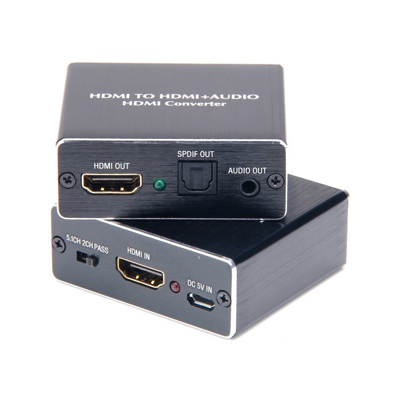 Hdmi audio extractor HDMI to HDMI and Optical TOSLINK SPDIF + 3.5mm Stereo Audio Extractor Converter HDMI Audio #5