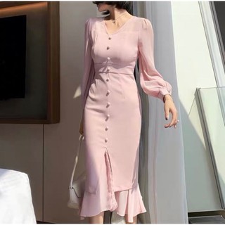 สีใหม่ สีชมพูค่า 💓 Vicky Dress เดรส
