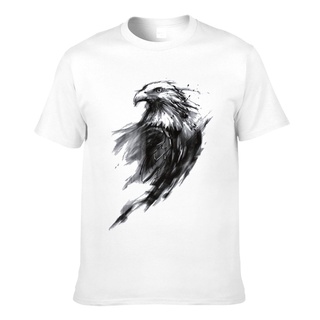 เสื้อยืดวินเทจเสื้อยืด พิมพ์ลาย Eagle Eye แฟชั่นสําหรับผู้ชายS-4XL