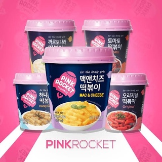 ต๊อกป๊อกกิกึ่งสำเร็จรูป Pink rocket topokki 120g