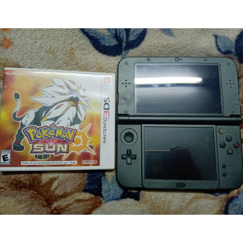 New Nintendo 3ds XL มือสอง ไม่ผ่านการแปลง พร้อมเกม Pokemon Sun