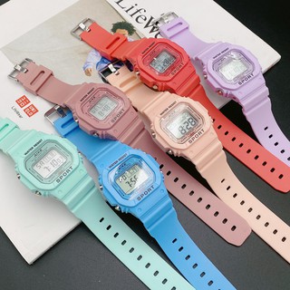 นาฬิกาแฟชั่นสีพาสเทล ยักเล้ก สีมาใหม่ๆ พร้อมส่ง