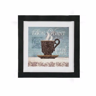 TSF กรอบรูป FRAME06 BON VIVANT CAFE 20x20 cm (สีดำ)