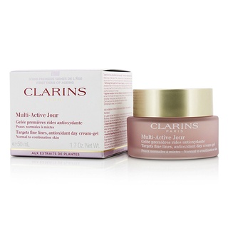 CLARINS - Multi-Active Day Targets Fine Lines Antioxidant Day Cream-Gel - For Normal To Combination Skin - 50ml/1.7oz