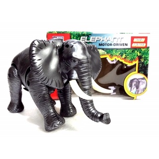 ช้างแมมมอธของเล่นเด็ก เดินได้ มีไฟมีเสียงมีเสียงร้อง ของเล่นช้างจำลอง