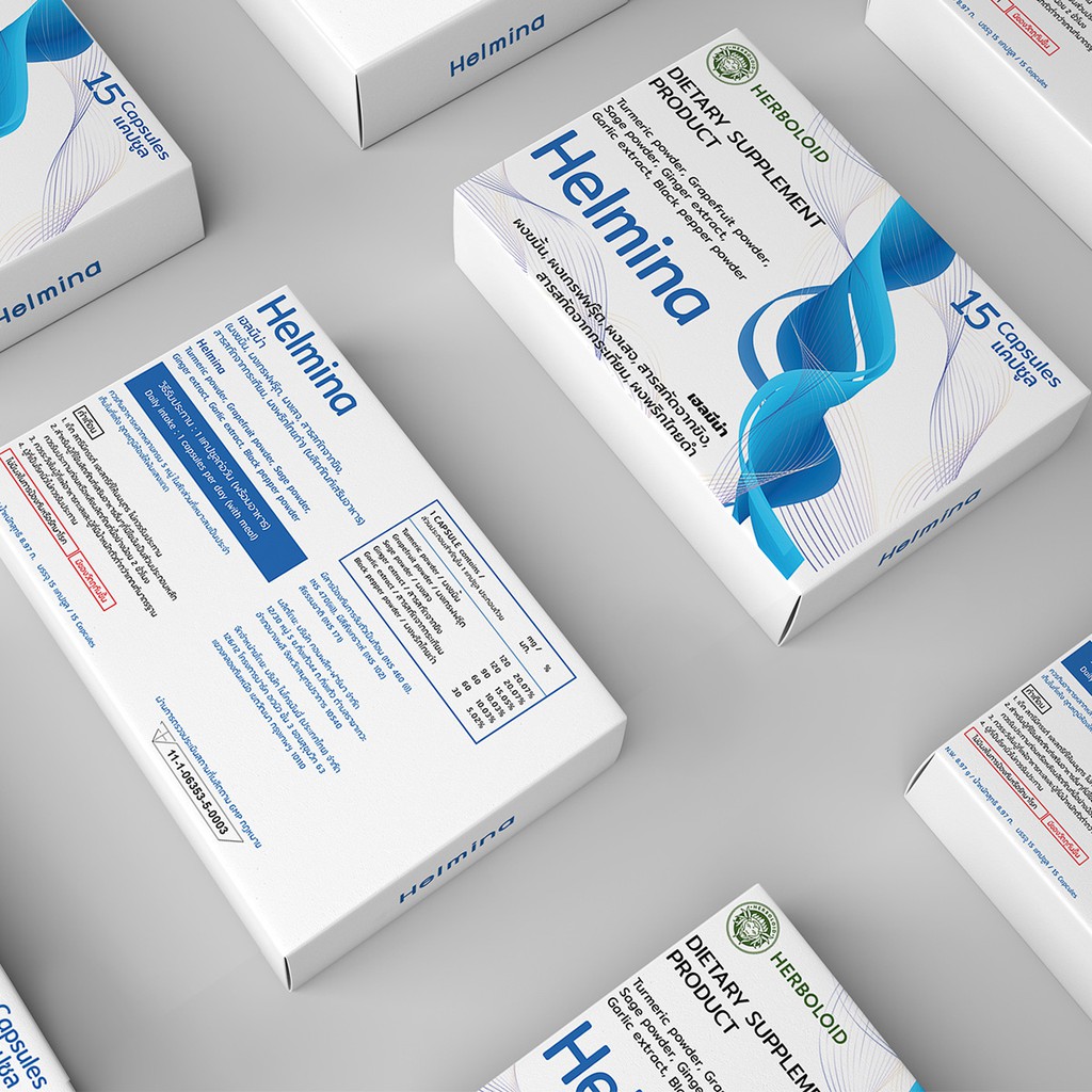 HELMINA :Herboloid ผลิตภัณฑ์ฟื้นฟู และดีท็อกซ์ลำไส้ - 4 แถม 1 - รูปที่ 6