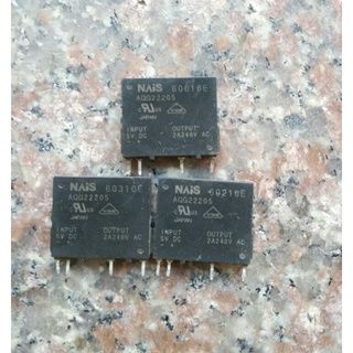 Nais Panasonic อะไหล่รีเลย์ถอดชิ้นส่วน นําเข้า AQG22105 AQG22205 5V 2A 4 Pins