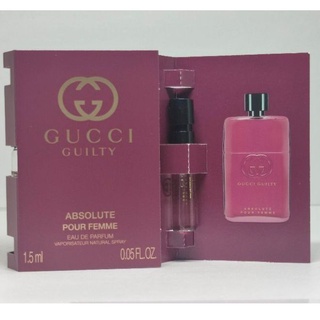 Vial 💢 GUCCI ❤️ Guilty Absolute Pour Femme EDP 1.5ml น้ำหอมพกพา น้ำหอมไวออลแท้💯