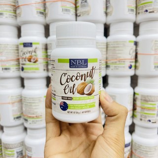 NBL Nubolic Coconut Oil น้ำมันมะพร้าวสกัดเย็น  (1 กระปุก 60 เม็ด)