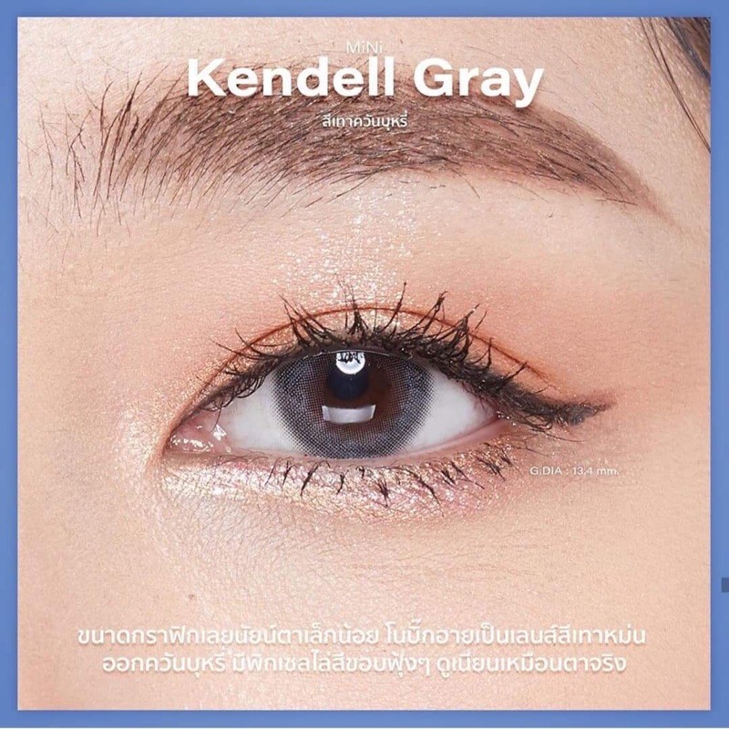 คอนเเทคเลนส์ Zplus ❤️ รุ่น kendell gray ค่าสายตา 0-1000