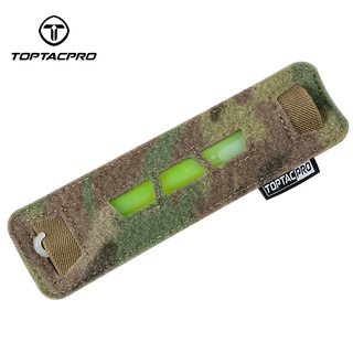 Toptacpro กระเป๋าใส่แท่งไฟ ลายพราง สําหรับตั้งแคมป์ เดินป่า 8509