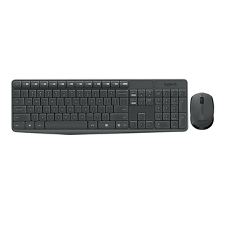 คีย์บอร์ดและเมาส์ไร้สาย Keyboard&amp;Mouse USB Logitech MK235 Wireless Durable Simple  สามารถออกใบกำกับภาษีได้