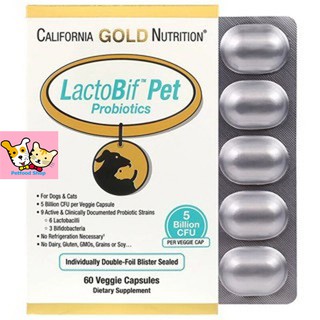 USA LactoBif Pet อาหารเสริมสุนัข-แมว ปรับสมดุลลำไส้ ขับถ่ายเป็นปกติ (ผลิตอเมริกา)