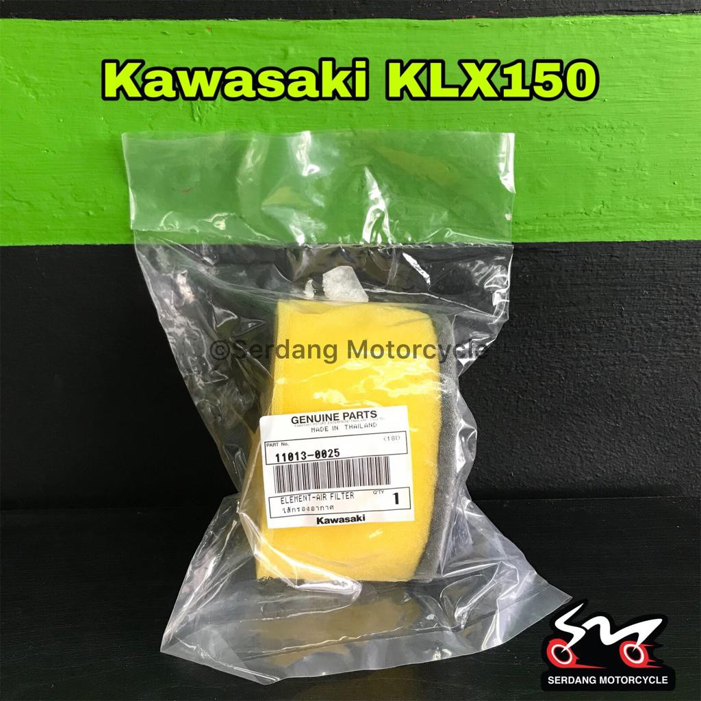 อะไหล่กรองอากาศ Kawasaki - 11013-0025 / 11013-0796 - KLX150 KLX 150 Penapis Udara