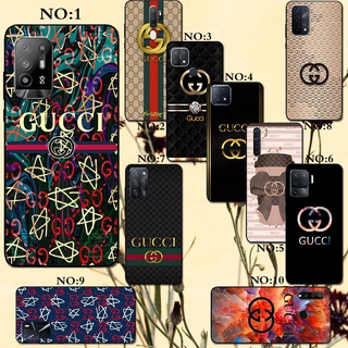 Gucci เคสโทรศัพท์มือถือ ซิลิโคน TPU กันกระแทก ลายโลโก้ สําหรับ OPPO A53 2020 A32 2020 A16 A16S A54S A54 4G A54 5G A73 2020 4G