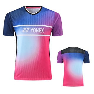 ใหม่ Yonex เสื้อยืดแขนสั้น ลายแบดมินตัน สําหรับผู้ชาย และผู้หญิง 2022