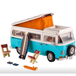 ชุดตัวตัวต่อนาโนไมโครบล็อค CREATORS NO.22666 Volkswagen T2 Camper Van ชุดตัวต่อเลโก้รถโฟล์ค  จำนวน 2207 pcs สวยงามสมจริง