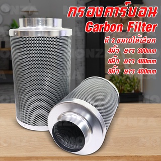 MONZA กรองคาร์บอน กรองกำจัดกลิ่น 4,6,8 นิ้ว carbon filter NO.KS167 KS168 KS169