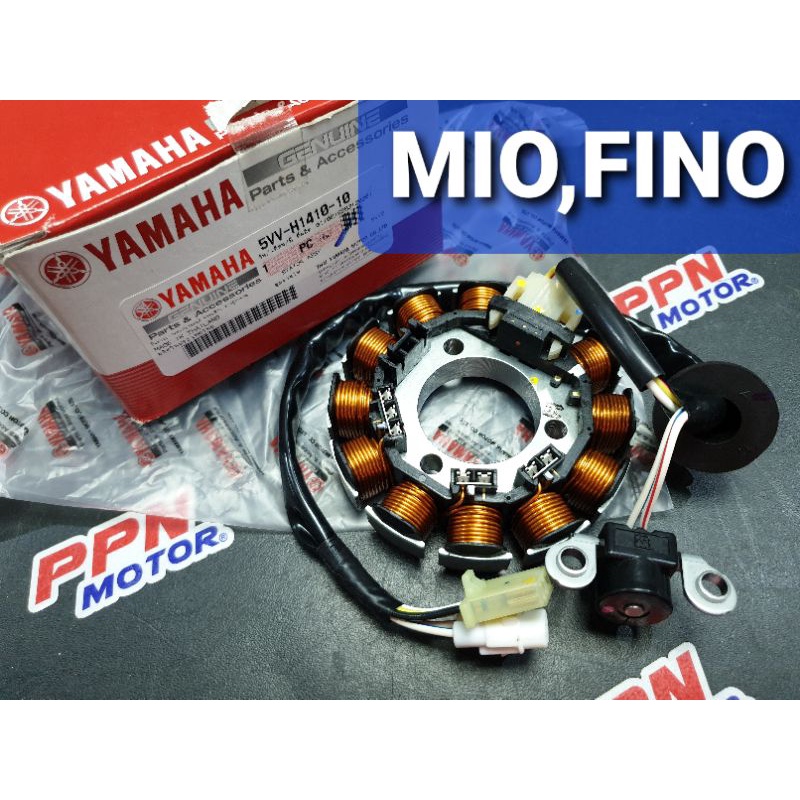 ชุดจานไฟ ฟิลคอยส์ YAMAHA MIO FINO แท้ศูนย์ยามาฮ่า 5VV-H1410-10