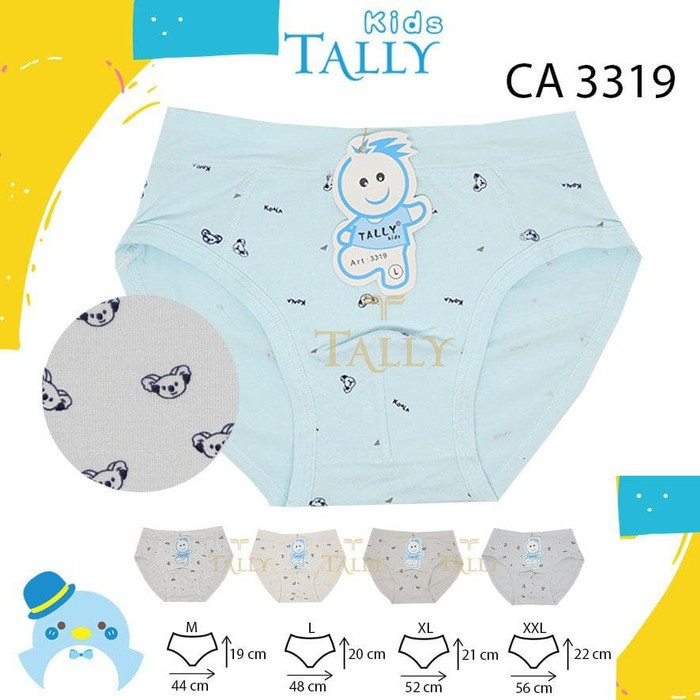 JH Tally ชุดชั้นในเด็กชายสามเหลี่ยม (Tally 3319. Tally 3324)