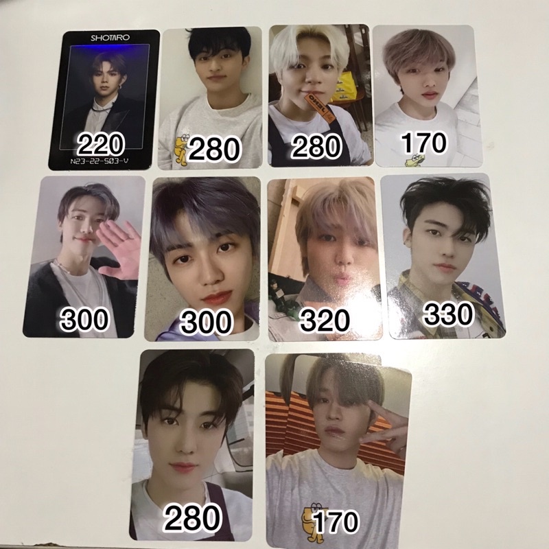 !! พร้อมส่ง🔥 การ์ด NCT DREAM SHOTARO MARK JENO JAEMIN JISUNG CHENLE การ์ดแท้