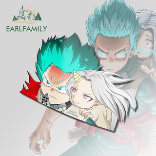 Earlfamily สติกเกอร์ไวนิล ลาย My Hero Academia ขนาด 13 ซม. x 9.1 ซม. สําหรับตกแต่งเครื่องปรับอากาศรถยนต์ RV DIY