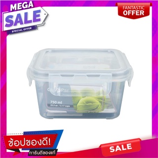 กล่องอาหาร CLIP PAC TOUCH 0.75 ลิตร ภาชนะใส่อาหาร FOOD CONTAINER CLIP PAC TOUCH 0.75L CLEAR