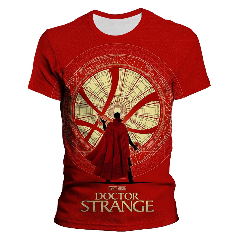 Marvel The Avengers Doctor Strange 3D T Shirt Men Women Casual Streetwear Printed T-shirt Tops Cool Tee