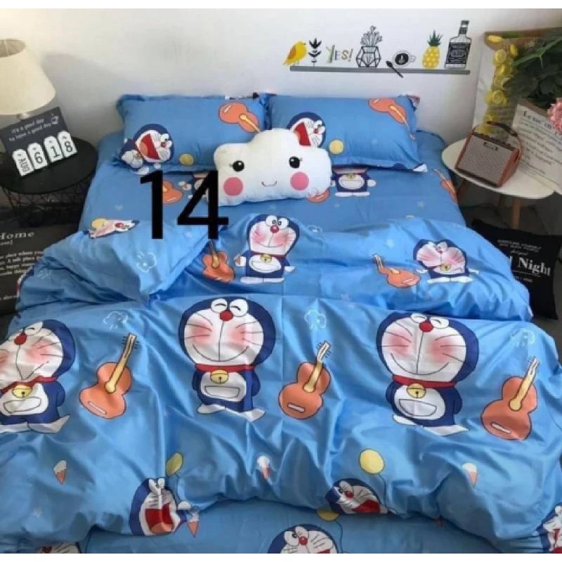 ชุดผ้าปูที่นอนพร้อมผ้านวมลายโดเรม่อน ราคาถูก thumbnail 5