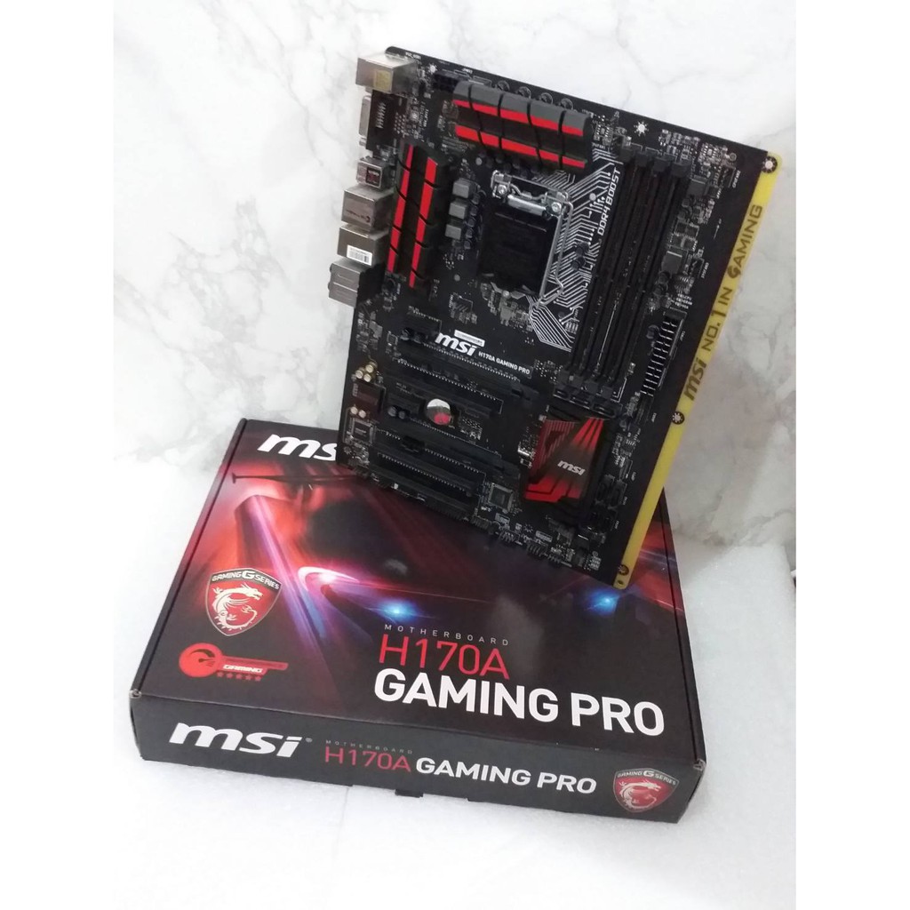 MAINBOARD (เมนบอร์ด) 1151 MSI H170A GAMING PRO มือสอง ประกันศูนย์ สภาพใหม่มากๆๆ