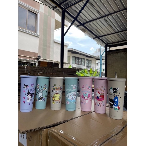 แก้วเก็บความเย็น ลายน่ารัก ขนาด 750 ml