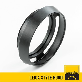 Hood เหล็กทรงไลก้า ใส่เลนส์ขนาดต่างๆ ( Leica Style Hood / Screw hood / ฮูด เกลียว / ฮู้ด /  เลนส์ฮูด / เลนส์ฮู้ด)