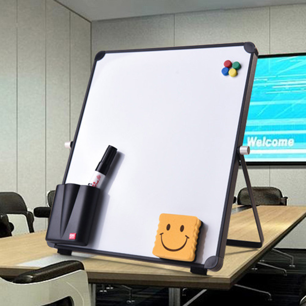 Thai ONLY Double Side Whiteboard Writing Board, Office School Dry Erase Magnets Button Writing Board
