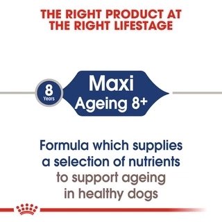 [PETClub] Royal Canin Maxi Ageing 8+ Gravy Pouch [140g. ยกกล่อง 10 ซอง]