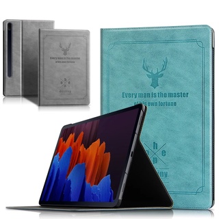 เคสหนัง ฝาพับแม่เหล็ก พร้อมช่องใส่บัตร สําหรับ Samsung Galaxy Tab S8 Plus 5G S7 FE S7+ A8 10.5 A7 Lite S8+ S7 FE