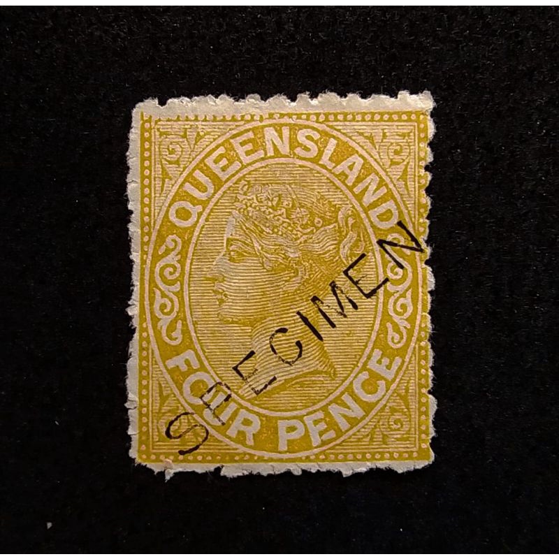 G779 Queensland 1897 QV 4d ตัวอย่างแสตมป์ MH