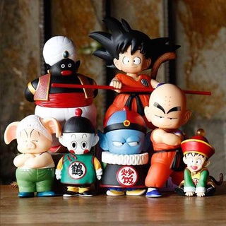 ฟิกเกอร์ Dragon Ball Uron Pig Bobo Pilaf Crane Hermit Chiaotzu Q สําหรับตกแต่งบ้าน