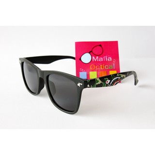 Mafia Optical  แว่นตากันแดด แฟชั่น UV400 สีดำ