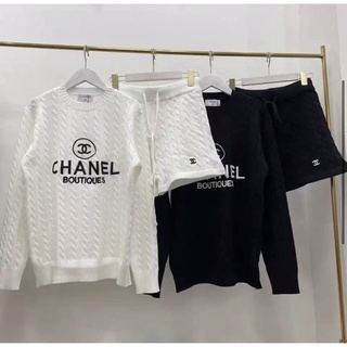 Setเสื้อ+กางเกงขาสั้นCHANEL