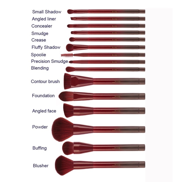 ชุดแปรงแต่งหน้าคลาสสิก 15 ชิ้น Jessup Colourful Set 15PCS - รูปที่ 6