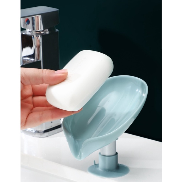 ที่วางสบู่ติดแน่น ฐานสุญญากาศ ไม่ต้องเจาะผนัง ระบายน้ำดี หมดปัญหาสบู่ละลาย - รูปที่ 3