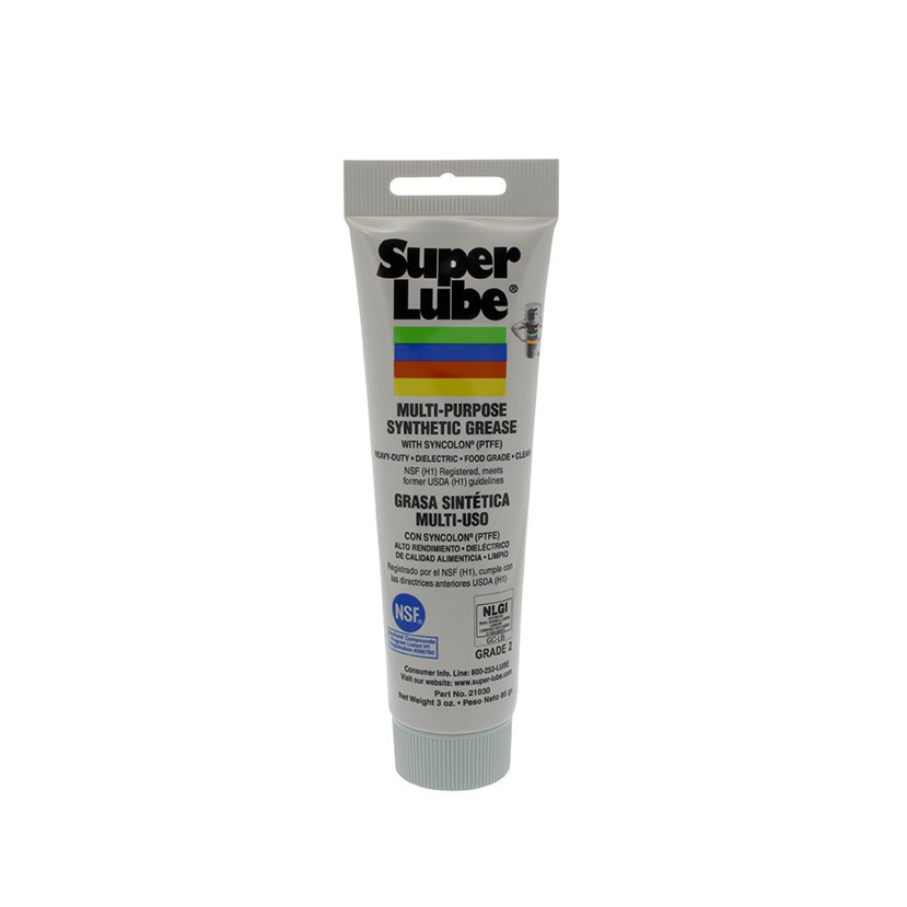 Super Lube Synthetic Grease Tube จาระบีอเนกประสงค์ ผสม Syncolon(Teflon) (PTFE) 85 กรัม